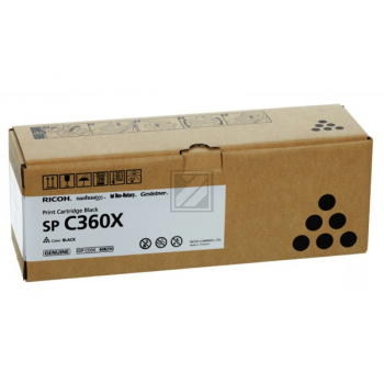 408250 // SPC360X / schwarz / original RICOH Toner schwarz / 408250 / 10000 S.