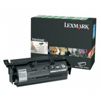 T654X04E LEXMARK T654 CARTRIDGE BLACK HC / T654X04E