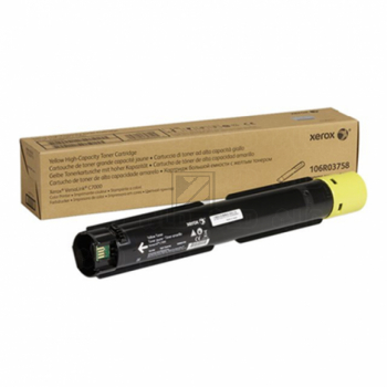 106R03758 / gelb / original XEROX Toner gelb / 106R03758 / 10100 S.
