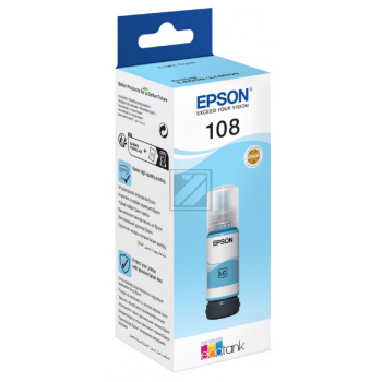 C13T09C54A // 108 / hell cyan / original EPSON Tintenflasche cyan hell / C13T09C54A / 70.00 ml
