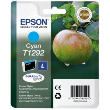 C13T12924012 // T1292 / cyan / original EPSON Tintenpatrone cyan / C13T12924012 / 460 S. / 7.00 ml