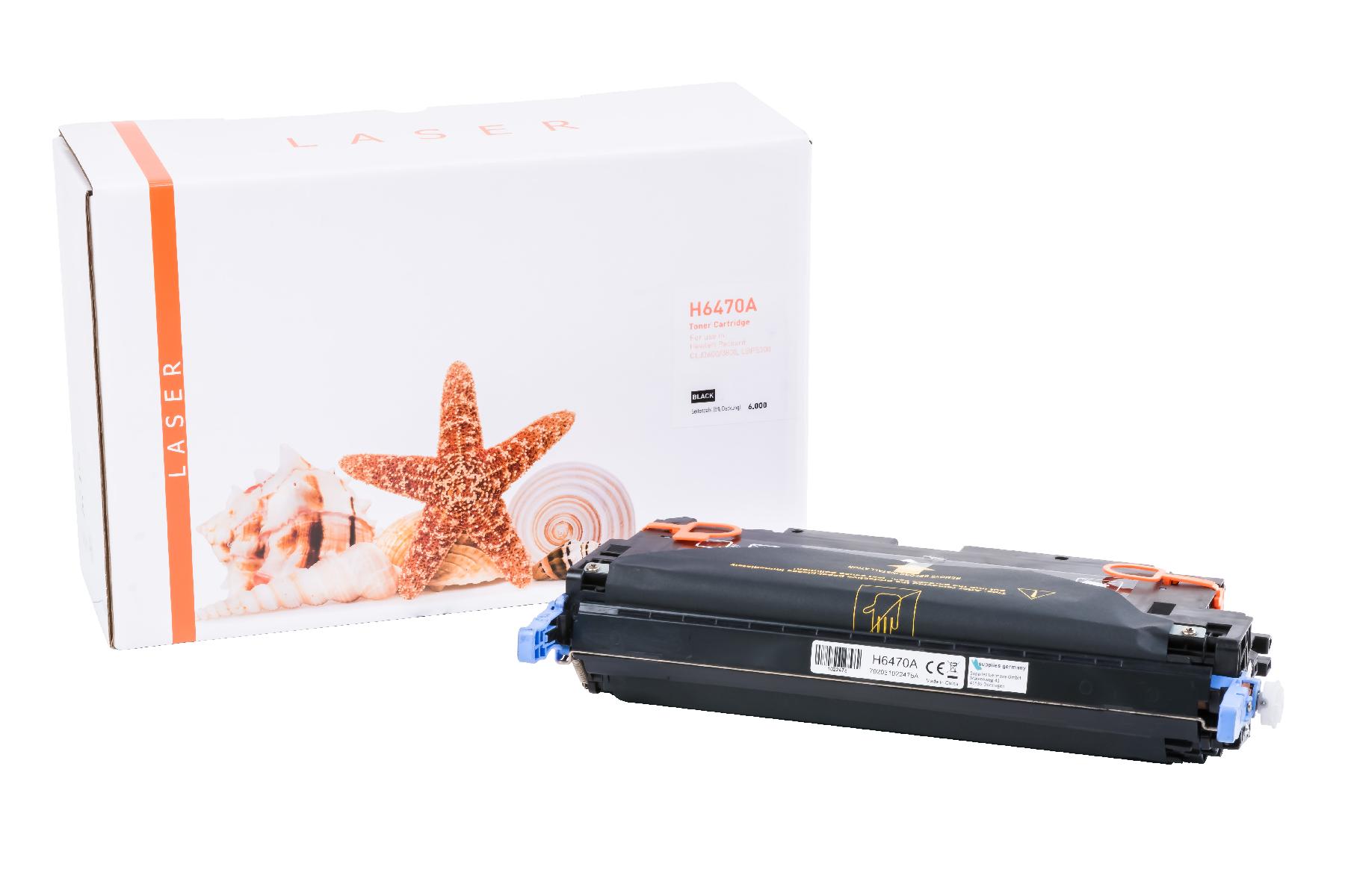 Alternativ Toner Black für HP / Q6470A / 6.000 Seiten