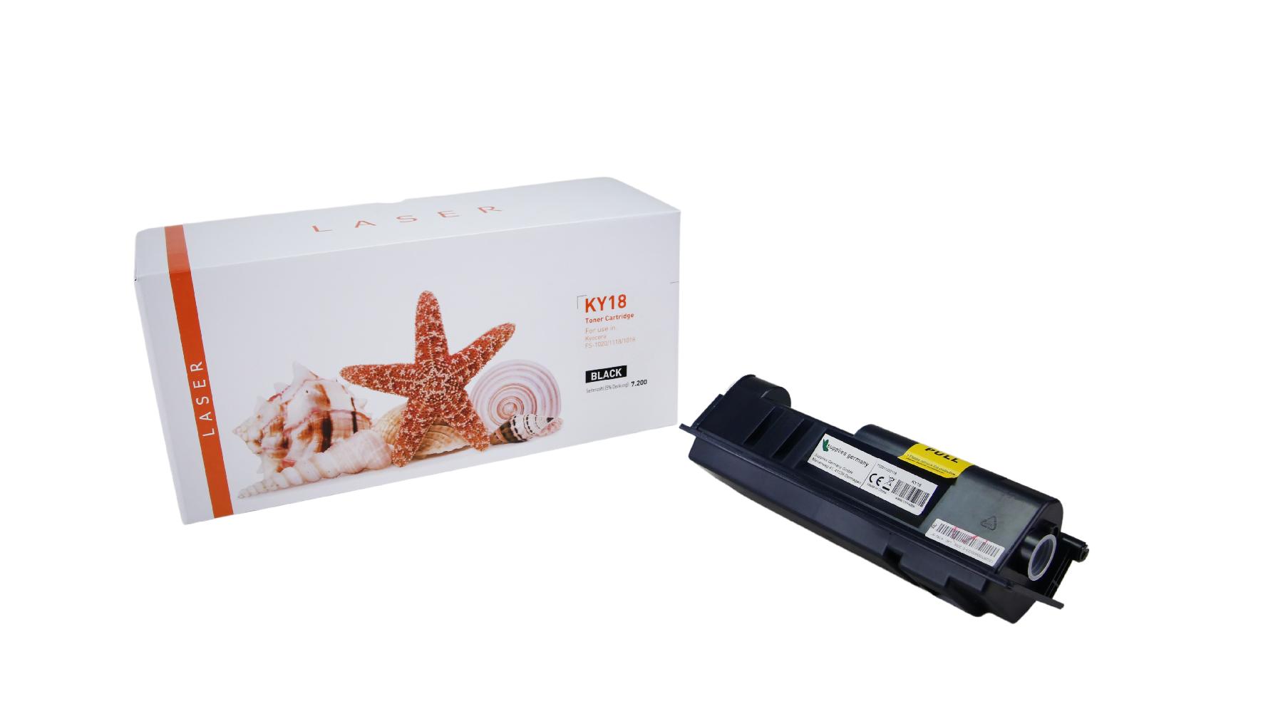 Alternativ Toner Black für Kyocera  / TK18 / 7.200 Seiten