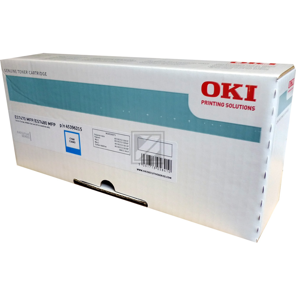 45396215 / cyan / original OKI Toner cyan / 45396215 / 11500 S.