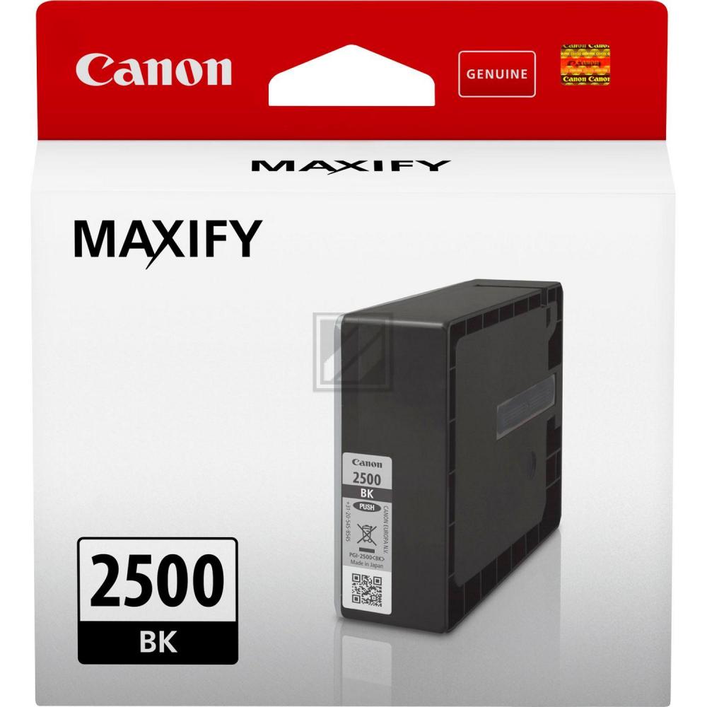 9290B001 // PGI2500BK / schwarz / original Canon T / 9290B001 / 1000 S. / 29.10 ml