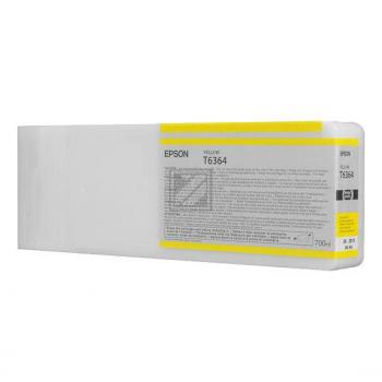 C13T636400 // T6364 / gelb / original EPSON Tintenpatrone gelb / C13T636400 / 700.00 ml