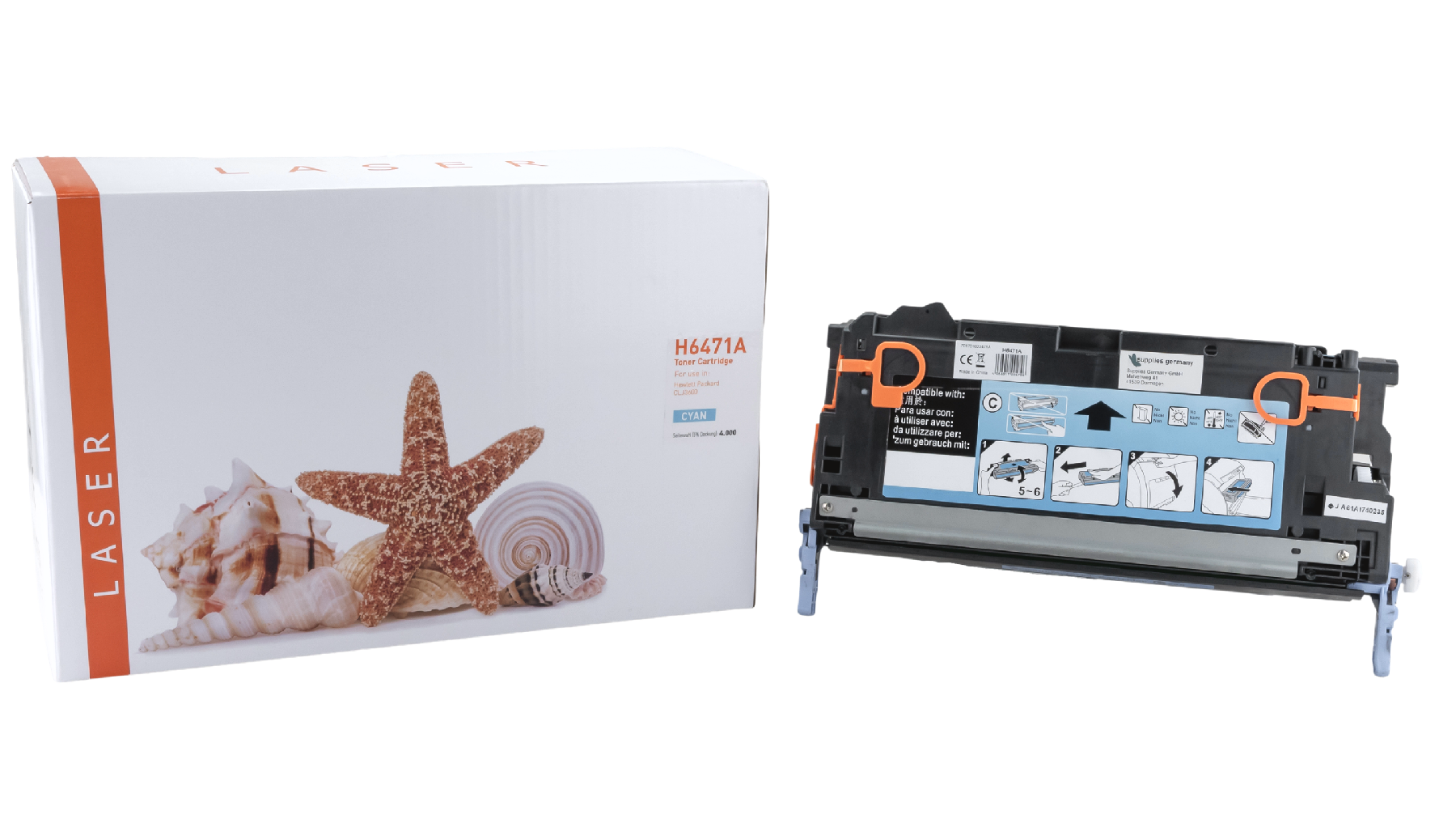 Alternativ Toner Cyan für HP / Q6471A / 4.000 Seiten