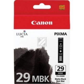4868B001 // PGI29MBK / schwarz / original CANON Tintenpatrone schwarz matt / 4868B001 / 36.00 ml