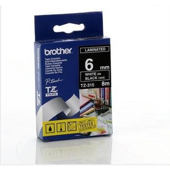 TZE315 / schwarz / original BROTHER PTouch Farbband / TZE315