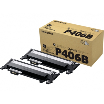 CLP360K/CLTP406B/ELS /Original Twin Toner Black  / CLTP406BELS/SU374A / 2 x 1.500 Seiten