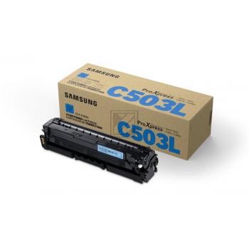 SU014A // CLTC503L / cyan / original SAMSUNG Toner cyan / SU014A / 5000 S.