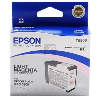 C13T580600 // T5806 / magenta / original EPSON Tintenpatrone magenta hell / C13T580600 / 80.00 ml