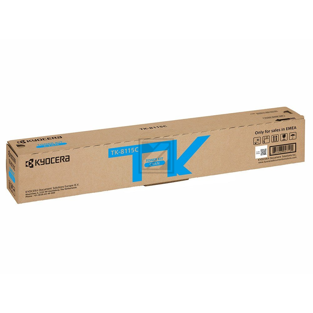 1T02P3CNL0 // TK8115C / cyan / original KYOCERA Toner cyan / 1T02P3CNL0 / 6000 S.
