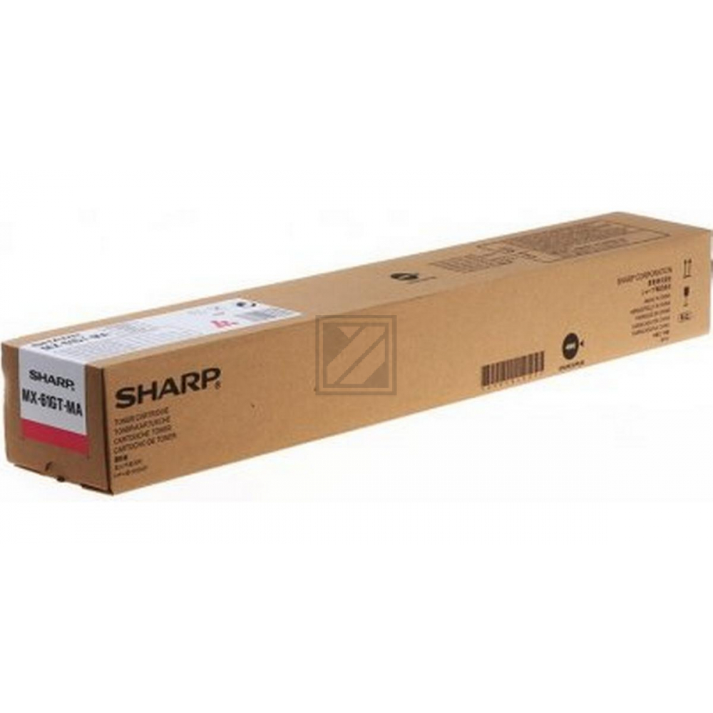 MX61GTMA / magenta / original SHARP Toner magenta / MX61GTMA / 24000 S.