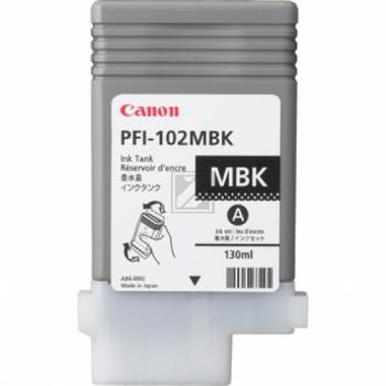0894B001 // PFI102MBK / schwarz / original CANON Tintenpatrone schwarz matt / 0894B001 / 130.00 ml