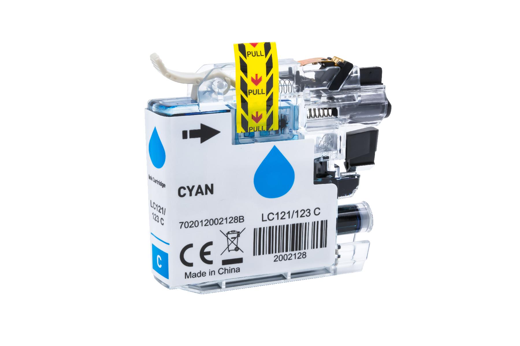 Alternativ Tinte Cyan für Brothe / LC123C / 10ml