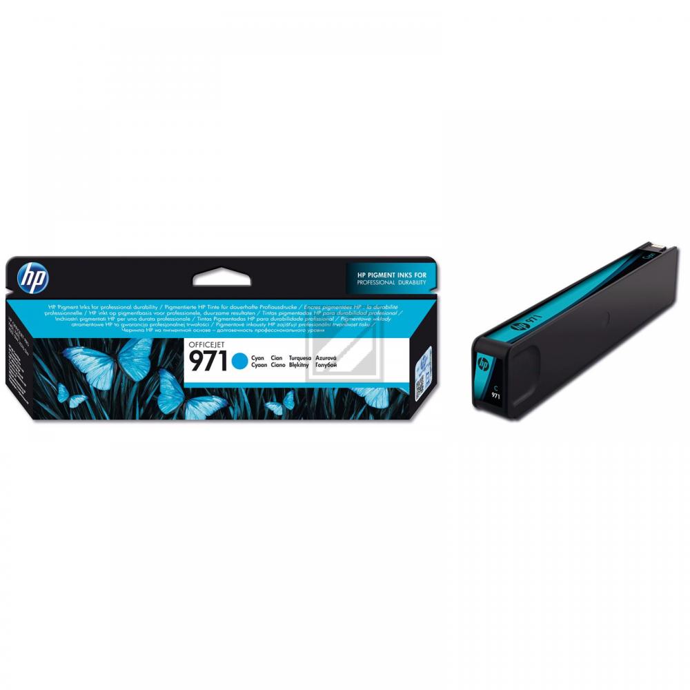 CN622AE // 971 / cyan / original HP Tintenpatrone cyan / CN622AE / 2500 S. / 24.50 ml