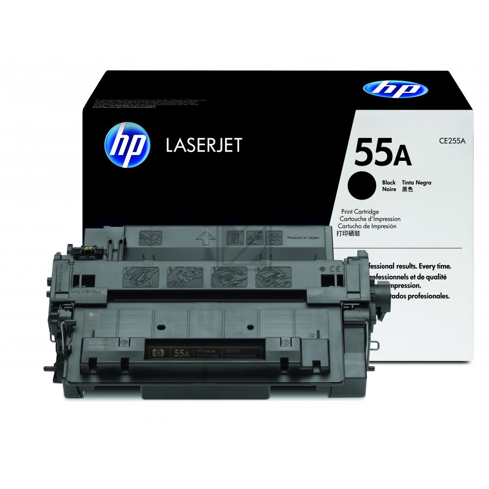 CE255A // 55A / schwarz / original HP Toner schwarz / CE255A / 6000 S.