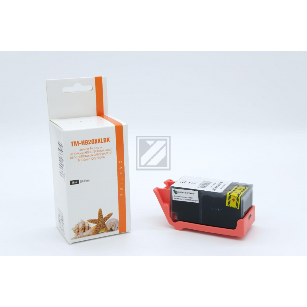 Refill Tinte Black für HP / CD975AE / 56,6ml