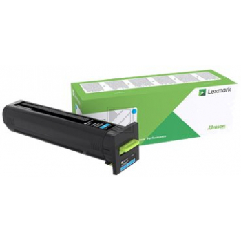 82K2UCE / cyan / original Lexmark Toner cyan / 82K2UCE / 55000 S.
