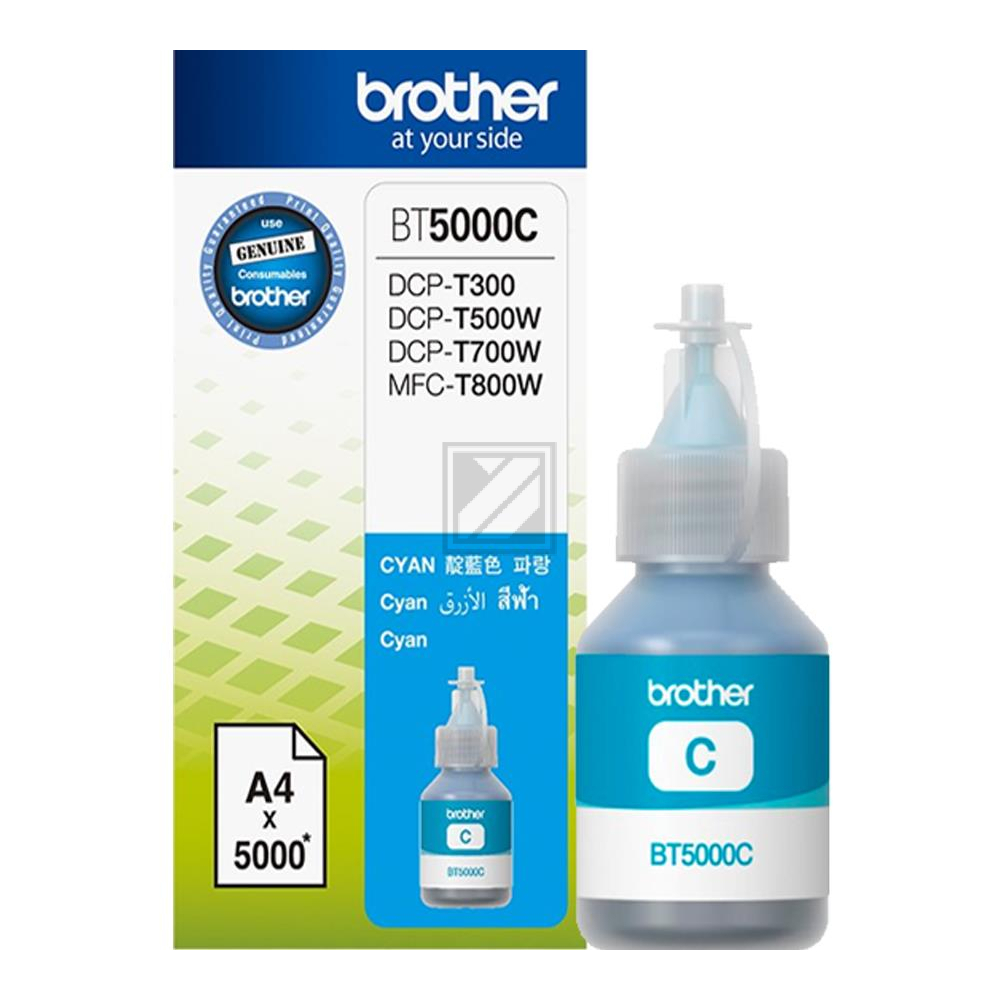 BT5000C / cyan / original BROTHER Tintenpatrone cyan / BT5000C / 5000 S.