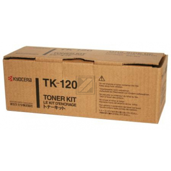 1T02G60DE0 // TK120 / schwarz / original KYOCERA Toner schwarz / 1T02G60DE0 / 7200 S.