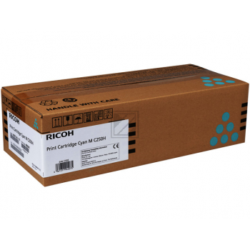 408341 // TYPEMC250H / original RICOH Toner cyan / 408341 / 6300 S.