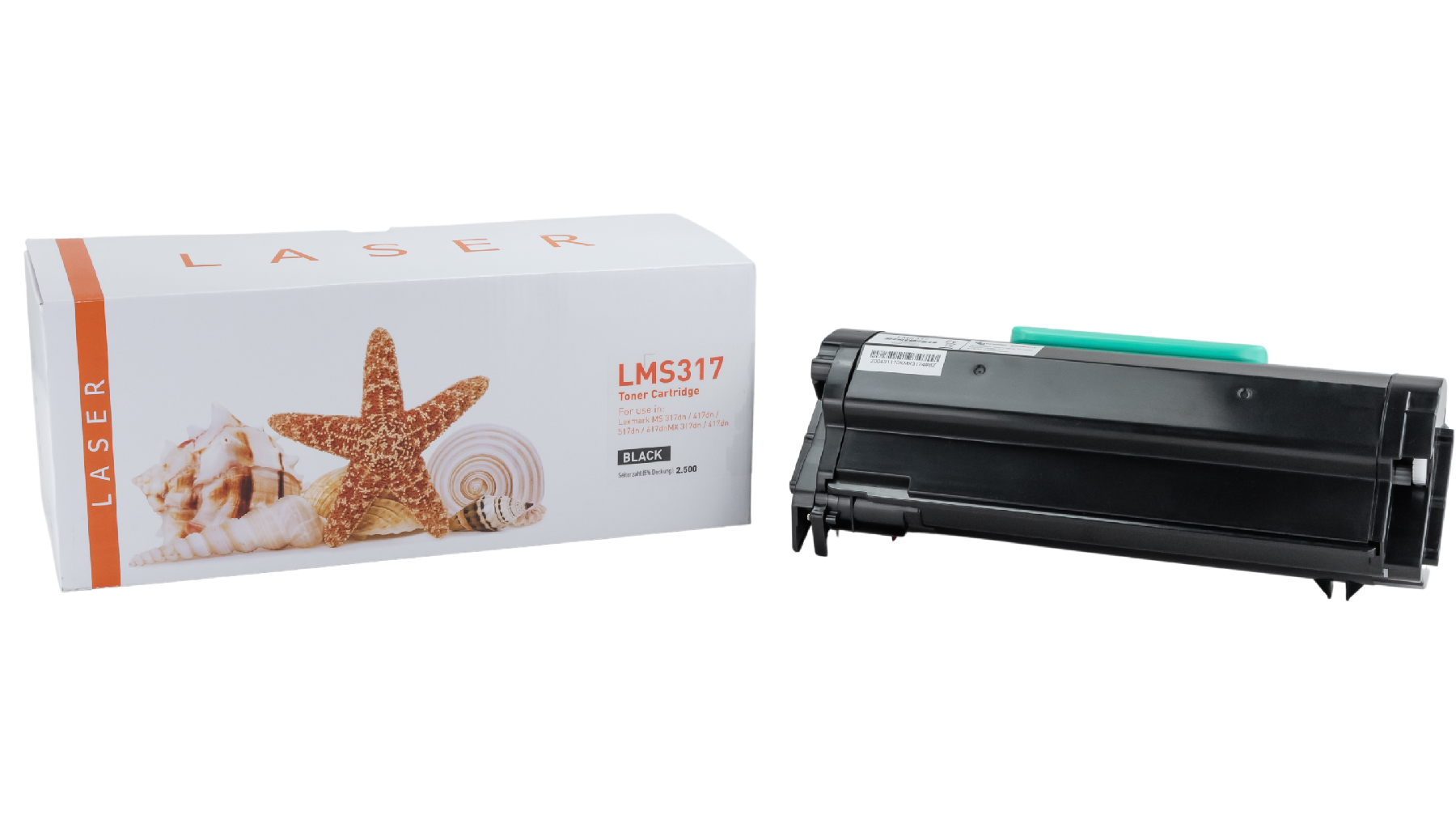Alternativ Toner Black für Lexmark / 51B2000 / 2.500 Seiten