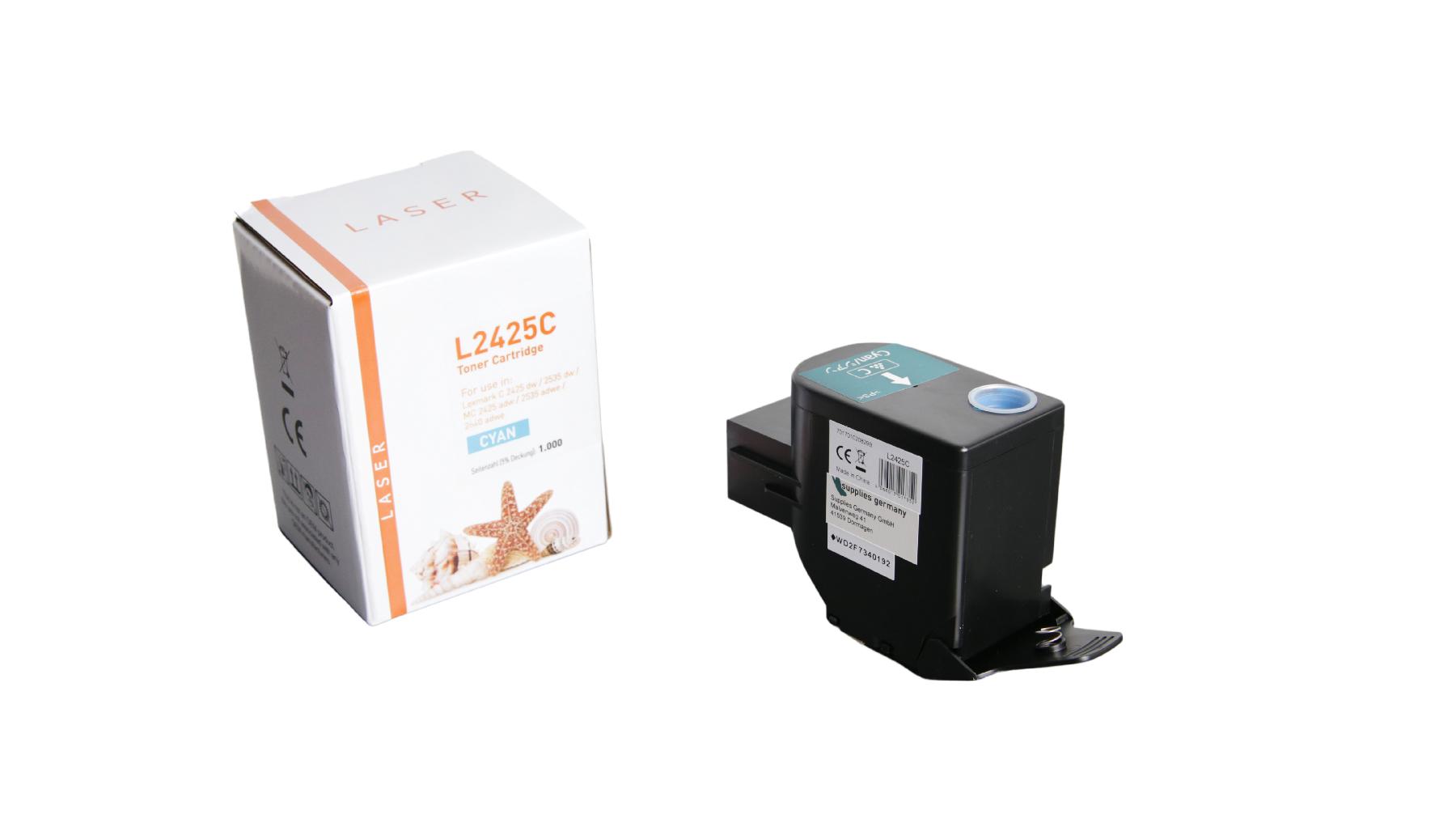 Alternativ Toner Cyan für Lexmark / C2320C0 / 1.000 Seiten