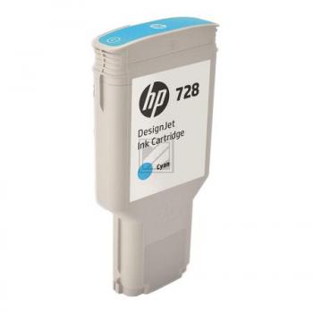 F9J67A // 728 / cyan / original HP Tintenpatrone cyan / F9J67A / 130.00 ml