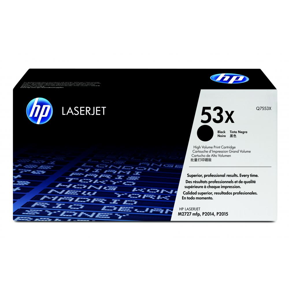 Q7553X // 53X / schwarz / original HP Toner schwarz / Q7553X / 7000 S.