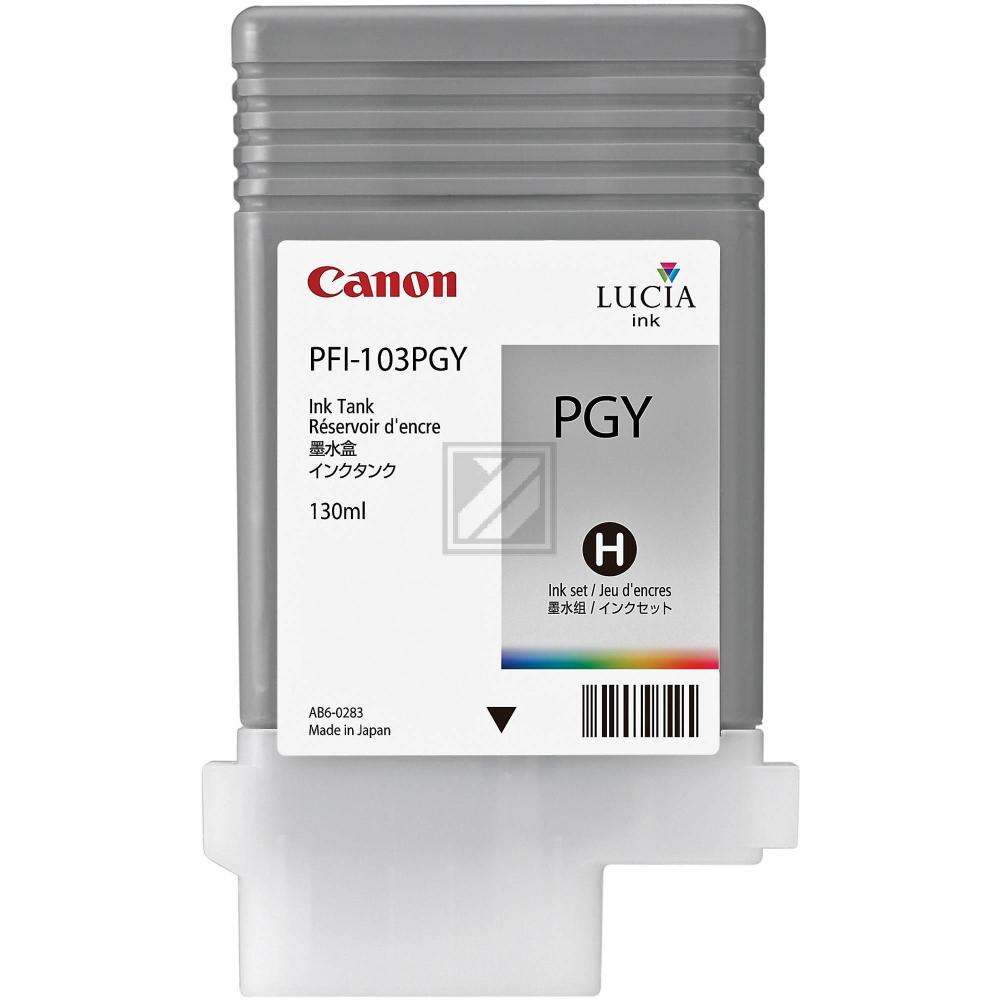2214B001 // PFI103PGY / original CANON Tintenpatrone grau / 2214B001 / 130.00 ml