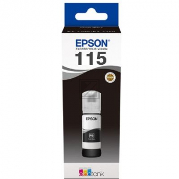 C13T07D14A // 115 / schwarz / original EPSON Tintenpatrone schwarz / C13T07D14A / 6200 S. / 70.00 ml