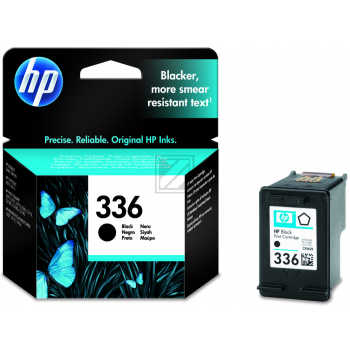 C9362EE // 336 / schwarz / original HP Druckkopfpatrone schwarz / C9362EE / 220 S. / 5.00 ml
