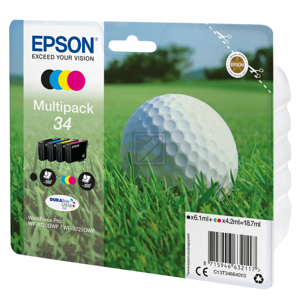 C13T34664010 // 34 / original EPSON Tintenpatrone MultiPack / C13T34664010