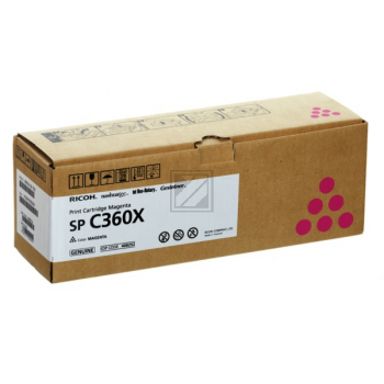 408252 // SPC360X / original RICOH Toner magenta / 408252 / 9000 S.