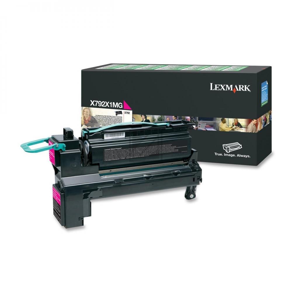 X792X1MG / magenta / original LEXMARK Toner magenta / X792X1MG / 20000 S.