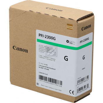 5284C001 // PFI2300G / original CANON Tintenpatrone grün / 5284C001 / 330.00 ml