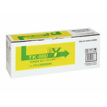 1T02KAANL0 // TK880Y / gelb / original KYOCERA Toner gelb / 1T02KAANL0 / 18000 S.