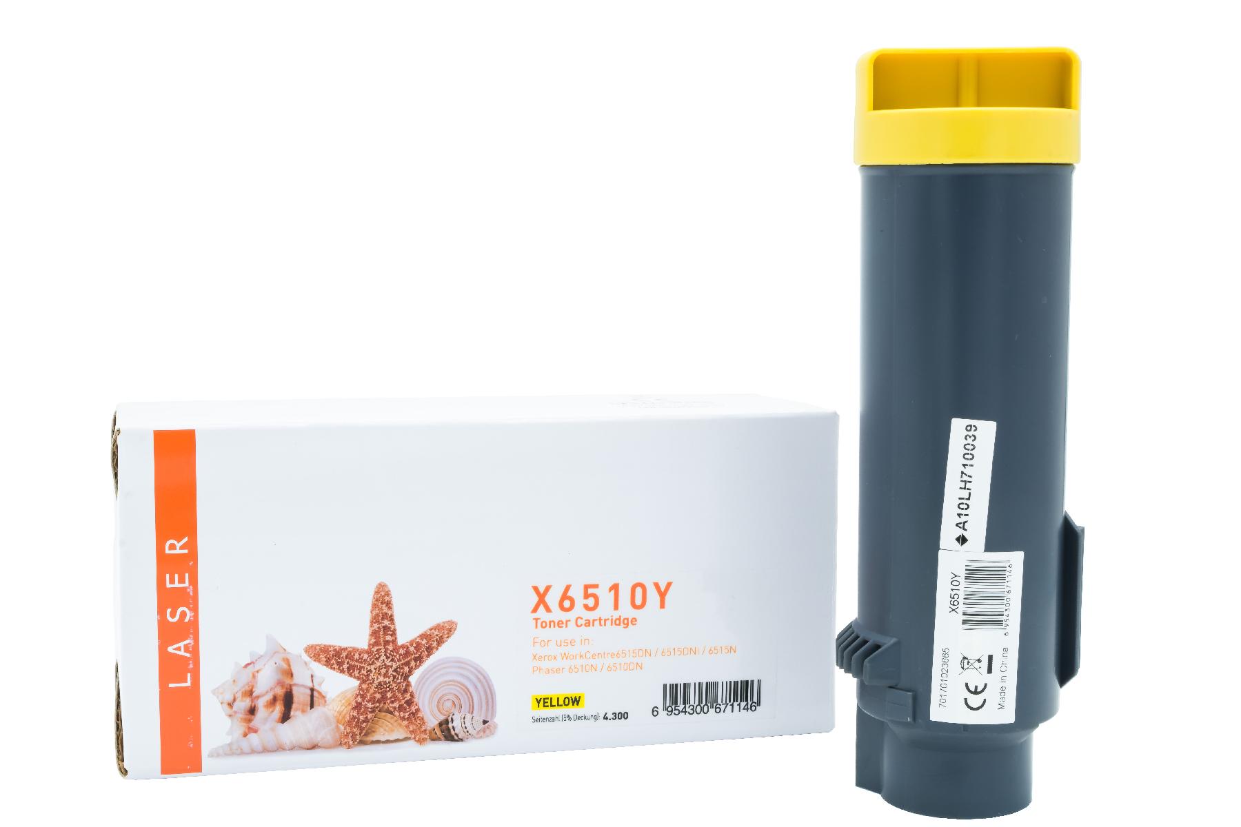 Alternativ Toner Yellow für Xerox / 106R03692 / 4.300 Seiten