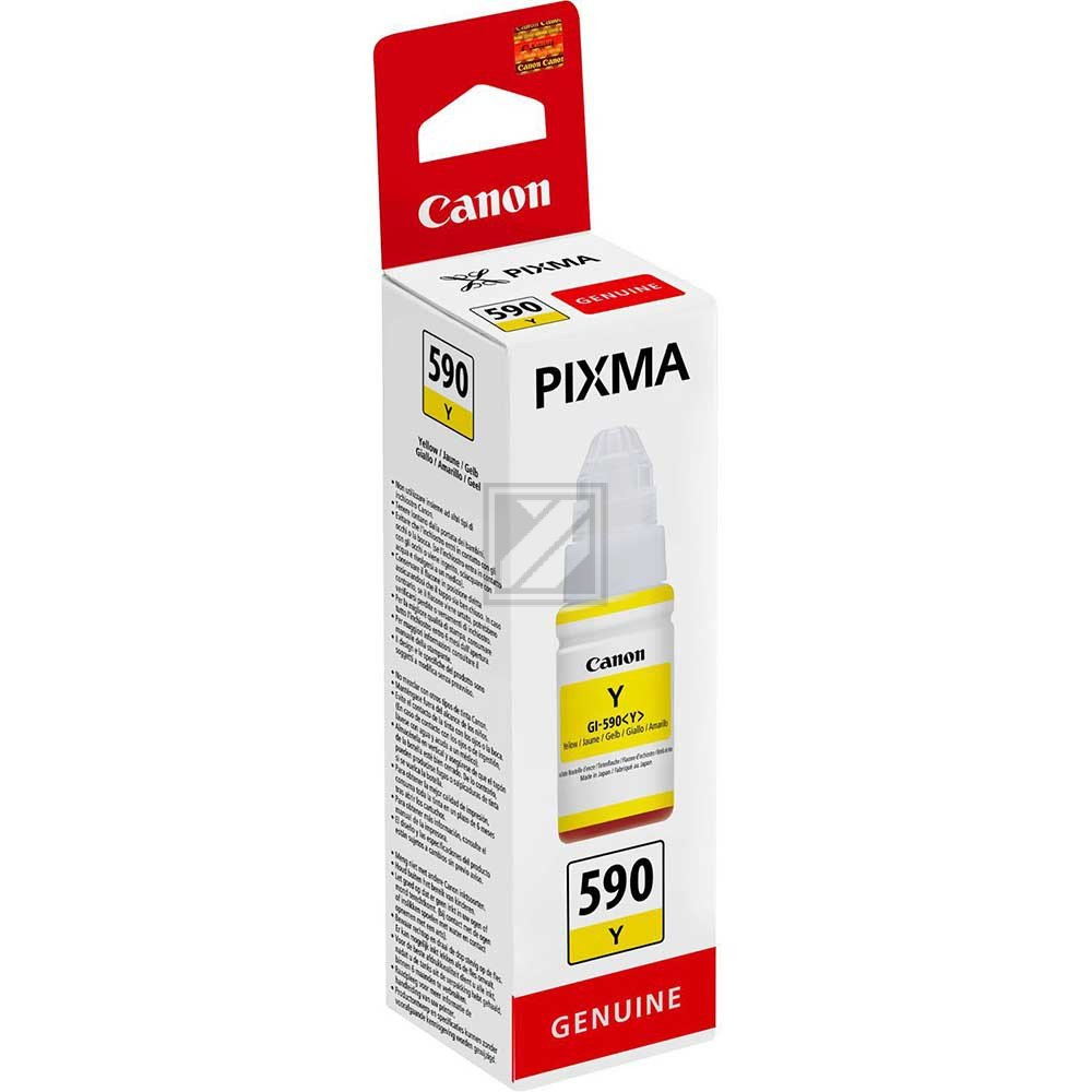 1606C001 // GI590Y / gelb / original CANON Tintenflasche gelb / 1606C001 / 7000 S. / 70.00 ml