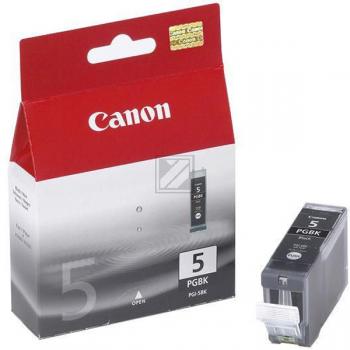 0628B001 // PGI5BK / schwarz / original CANON Tintenpatrone schwarz / 0628B001 / 505 S. / 26.00 ml