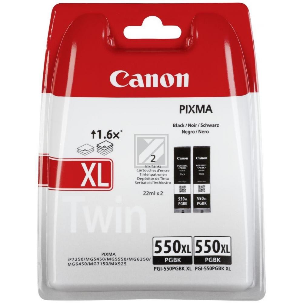 6431B005 // PGI550PGBKXL / original CANON Tintenpatrone schwarz / 6431B005 / 500 S. / 22.00 ml