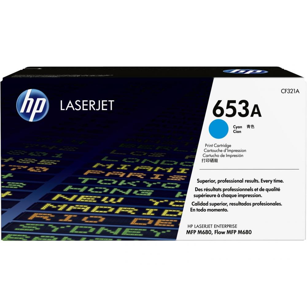 CF321A // 653A / cyan / original HP Toner cyan / CF321A / 16500 S.