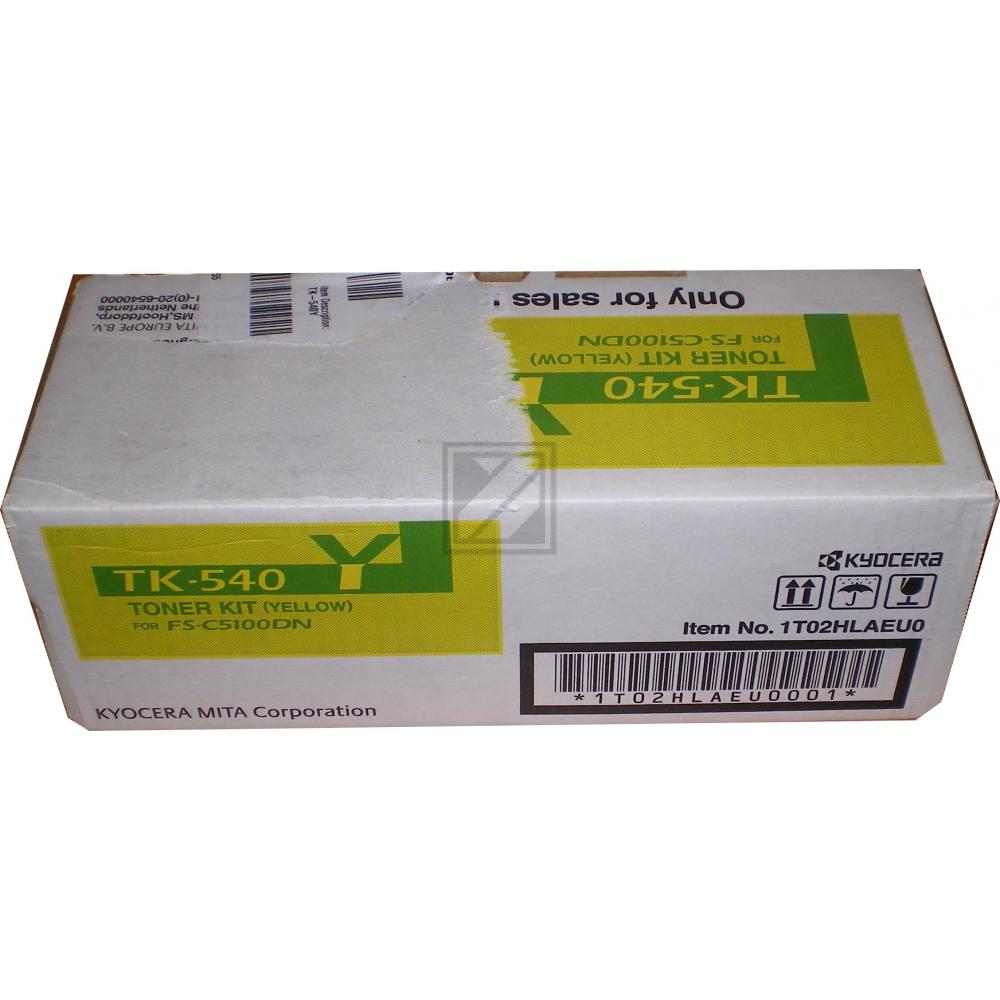 1T02HLAEU0 // TK540Y / gelb / original KYOCERA Toner gelb / 1T02HLAEU0 / 4000 S.