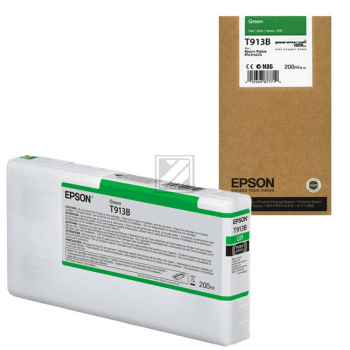 C13T913B00 // T913B / original EPSON Tintenpatrone grün / C13T913B00 / 200.00 ml