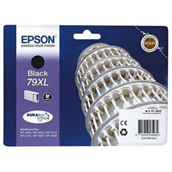 C13T79014010 // 79XL / schwarz / original EPSON Tintenpatrone schwarz / C13T79014010 / 2600 S. / 41.80 ml