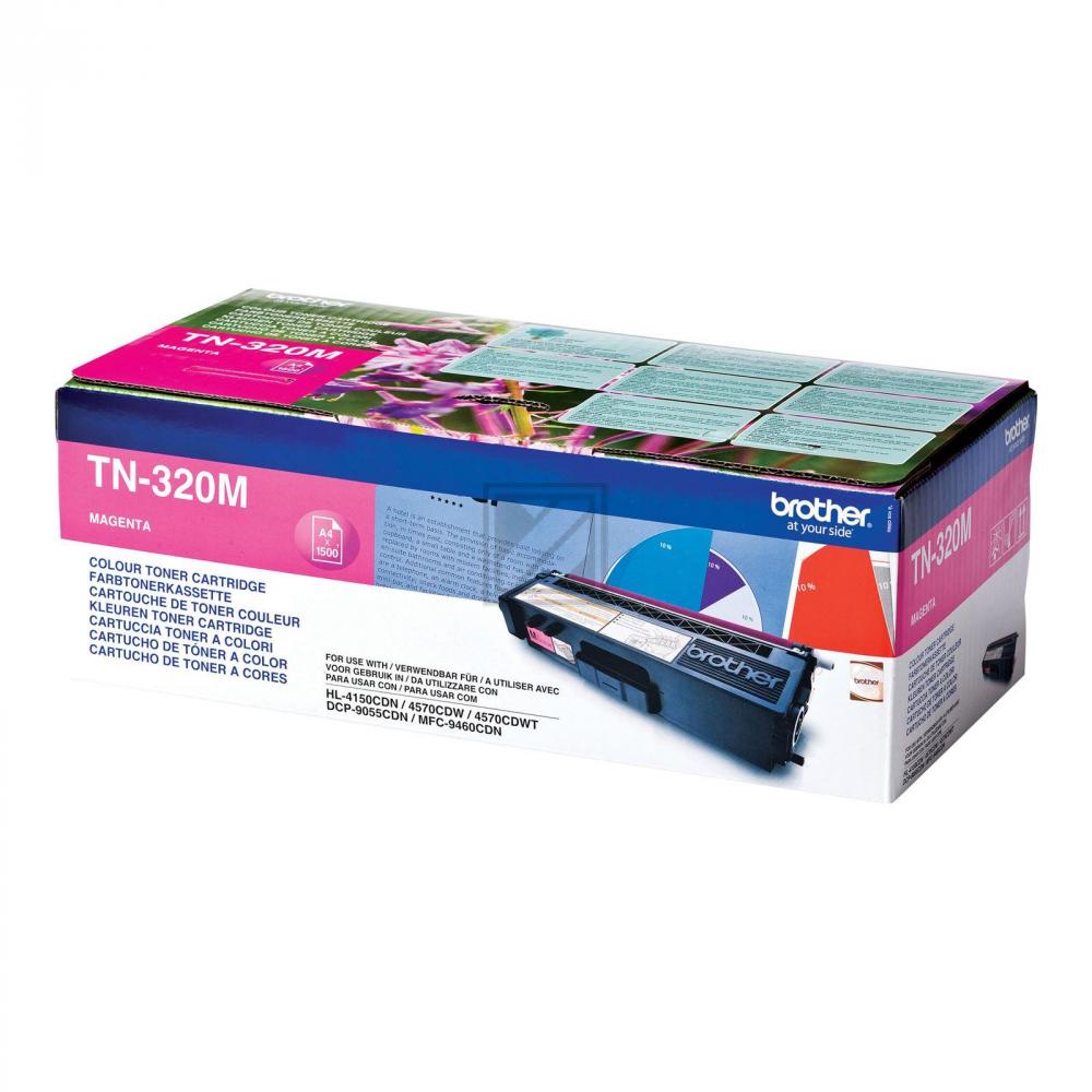 TN320M / magenta / original BROTHER Toner magenta / TN320M / 1500 S.