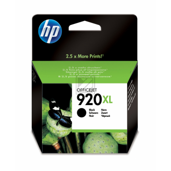 CD975AE // 920XL / schwarz / original HP Tintenpatrone schwarz / CD975AE / 1200 S. / 49.00 ml
