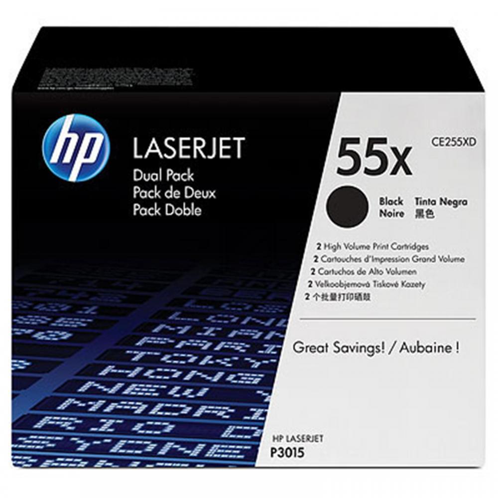 CE255XD // 55X / schwarz / original HP Toner schwarz / CE255XD / 12500 S.